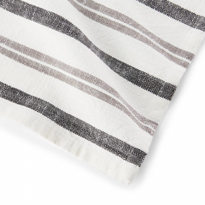 Swire & Name Nobility Gray Stripe Pattern Dish Towel Cotton Dish Towel