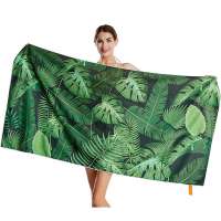 Amazon Hot Selling printed microfiber beach towel custom print beach microfiber towel