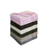 High quality anti-wrinkle soft flannel blanket  for home travel hotel plane