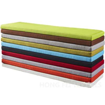 Custom rattan chair cushion garden patio sofa deck bay window waterproof cushion thickened hard sponge cushion for outdoor