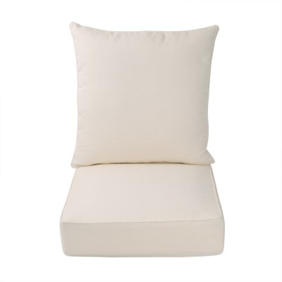 High Breathable Indoor Outdoor Chair Patio Solid Color Decor Cushion with Smoothly High Quality Zippers