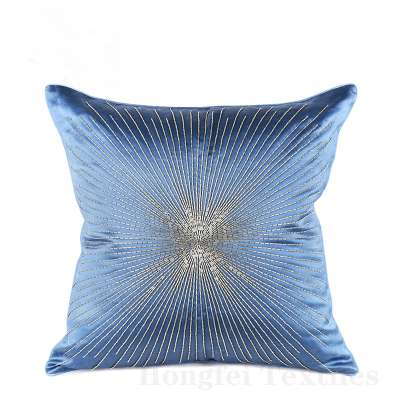 SWIRE & NAME NOBILITY Wholesale Velvet Luxury Home Decorative Living-Room Royal Navy Blue Back Cushion and Bedding Cushion