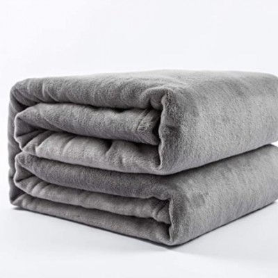 SWIRE & NAME NOBILITY Factory Direct 380g Flannel Blanket Gray Blanket