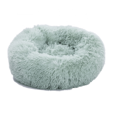 Good Quality Personalized Puppy House Warm pv Plush Round Bed for Pet